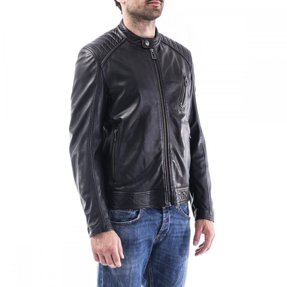 Giacca Belstaff in Pelle Uomo BELSTAFF cod.71020817 Colore BLACK