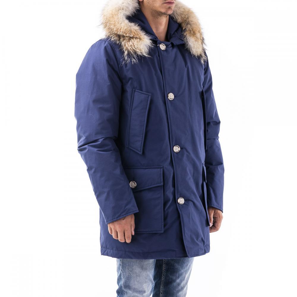 Parka Uomo WOOLRICH cod.WOOU0270MR Colore Blue iris